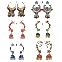 trendy nepal style dangle earrings drop dangle charms jewelry decoration birdcage earrings gifts ins for girls women men