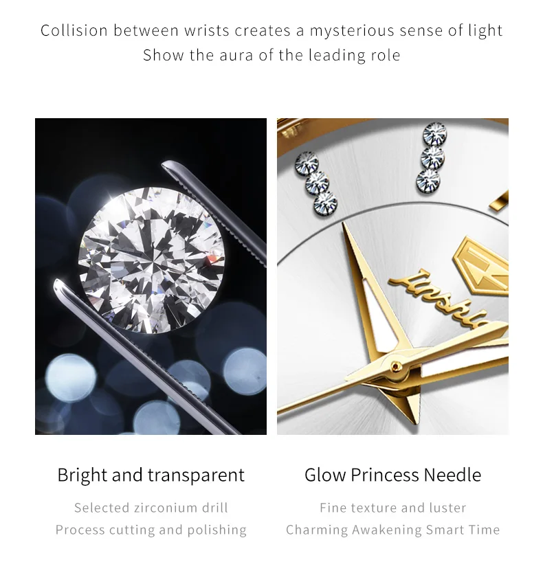2023 New TAXAU Automatic Mechanical Watch For Women Fashion Rhinestone Stainless Steel Dual Calendar Classic Ladies Wristwatch