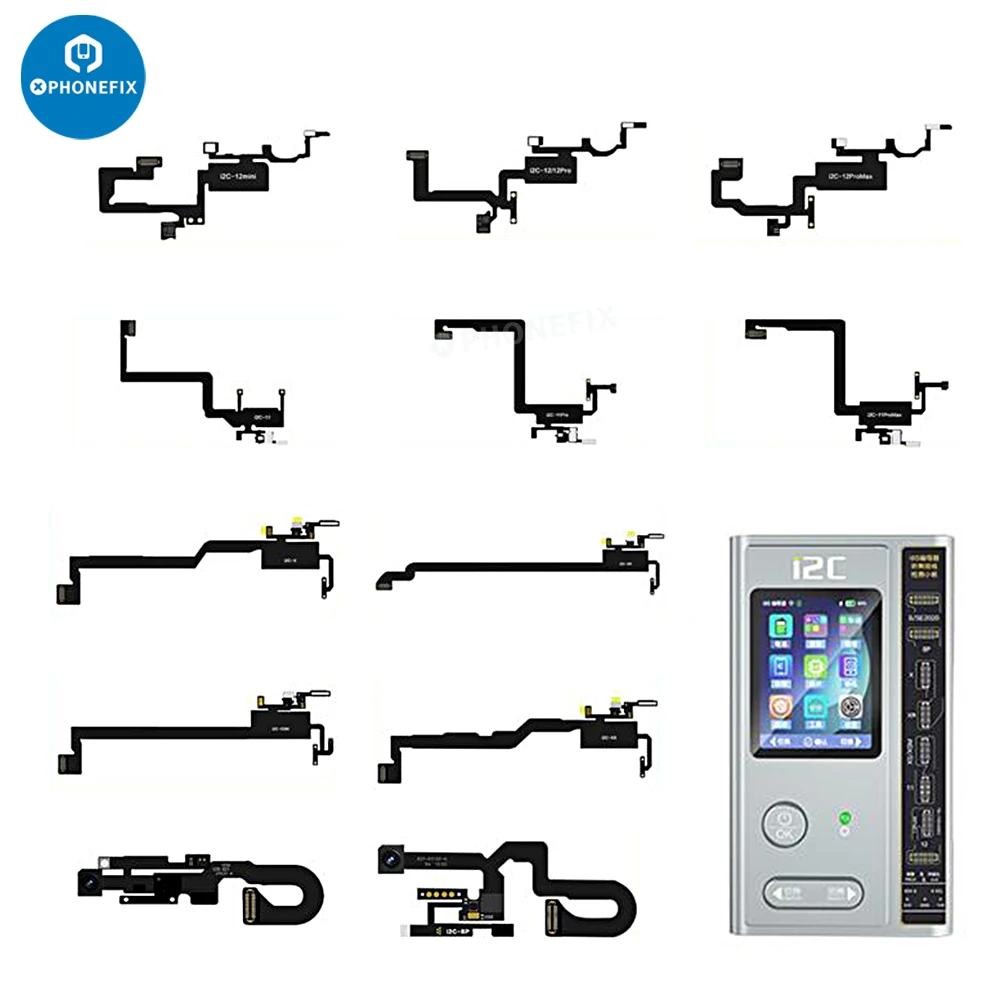 i2C i6S Receiver FPC Detecting Adaptor Earpiece Floodlight Flex Detection Board for iPhone X- 12 Pro Max Face ID Truetone Repair