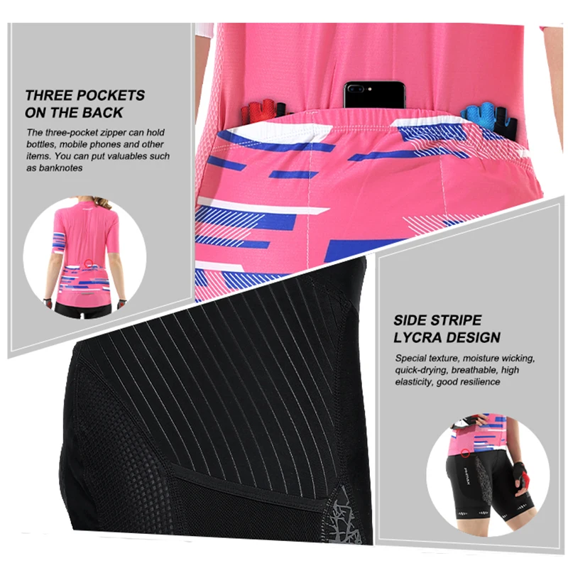 Женский комплект одежды PHMAX для езды на велосипеде летняя дышащая одежда горном |