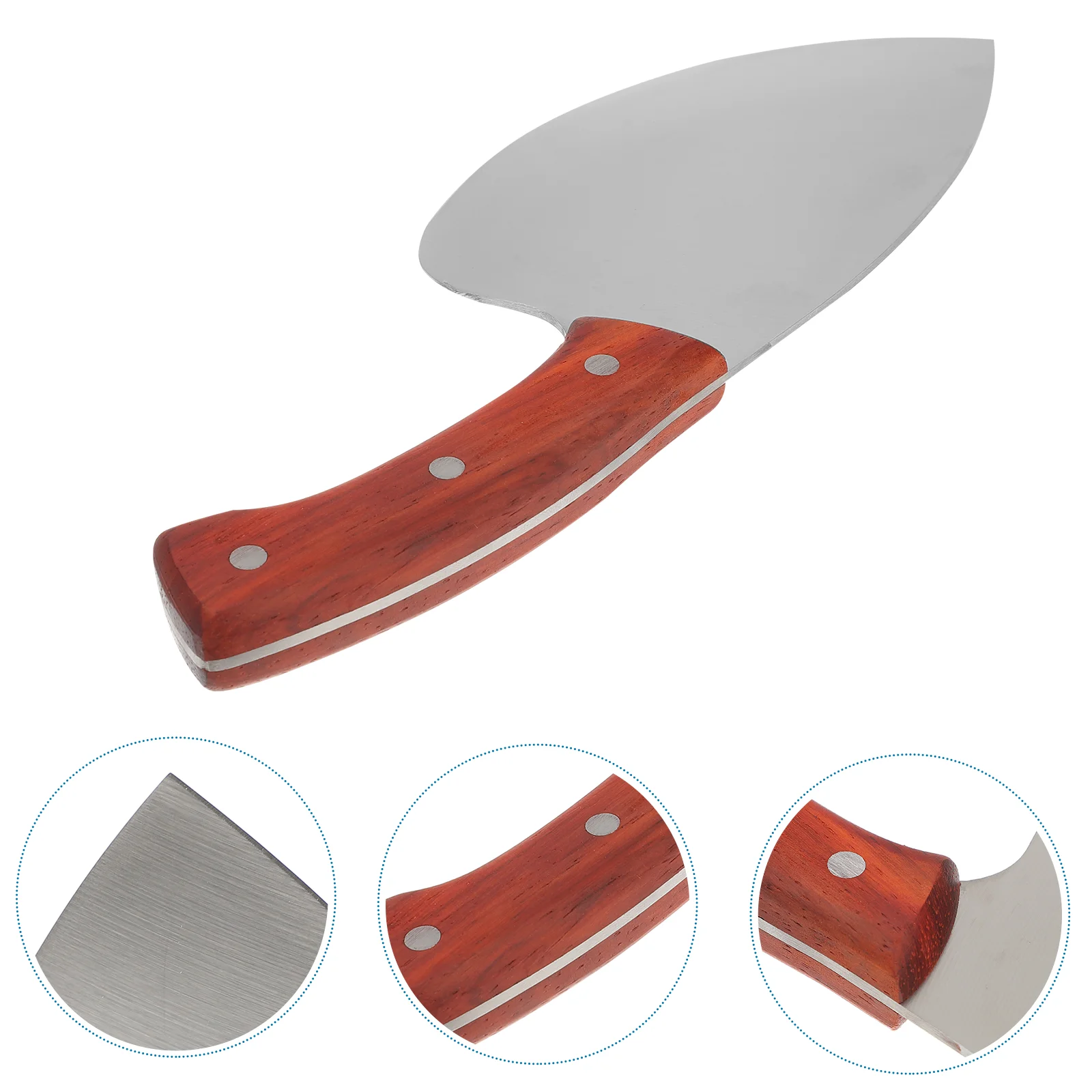 

Meatslicerkitchen Boning Butcher Forged Vegetables Chicken Wooden Handle Cleaveechef Fish Steel Stainless Curved Japanese