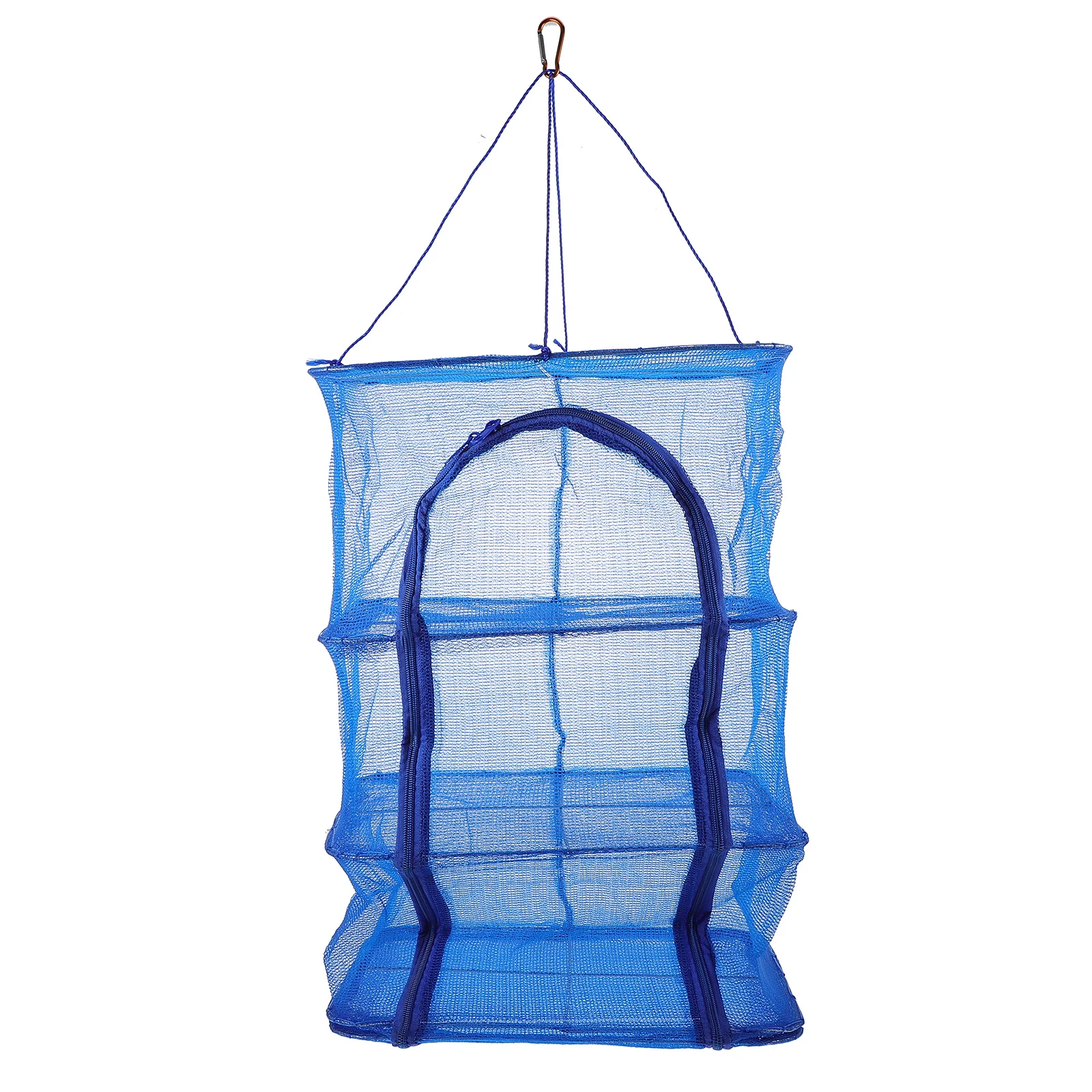 

Hanging Dryer Foldable Fish Cage Collapsible Clothes Rack Nylon Multi-layer Net