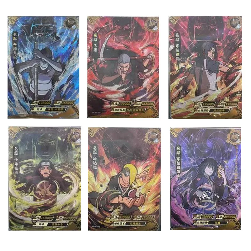 

2022 Kayou Naruto Cards CR BP Hinata BP Uchiha Madara SP Gaara AR Naruto Anime Role Flash Gold Card NR Neji Collectibles Toys