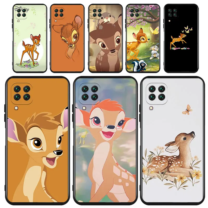 

Cute bambi Phone Case For Huawei Nova 2i 3 3i 5T 6 7 7i 8 8i 9 PRO Mate 10 20 40 Lite Pro Black luxury Silicone Cover Funda Soft