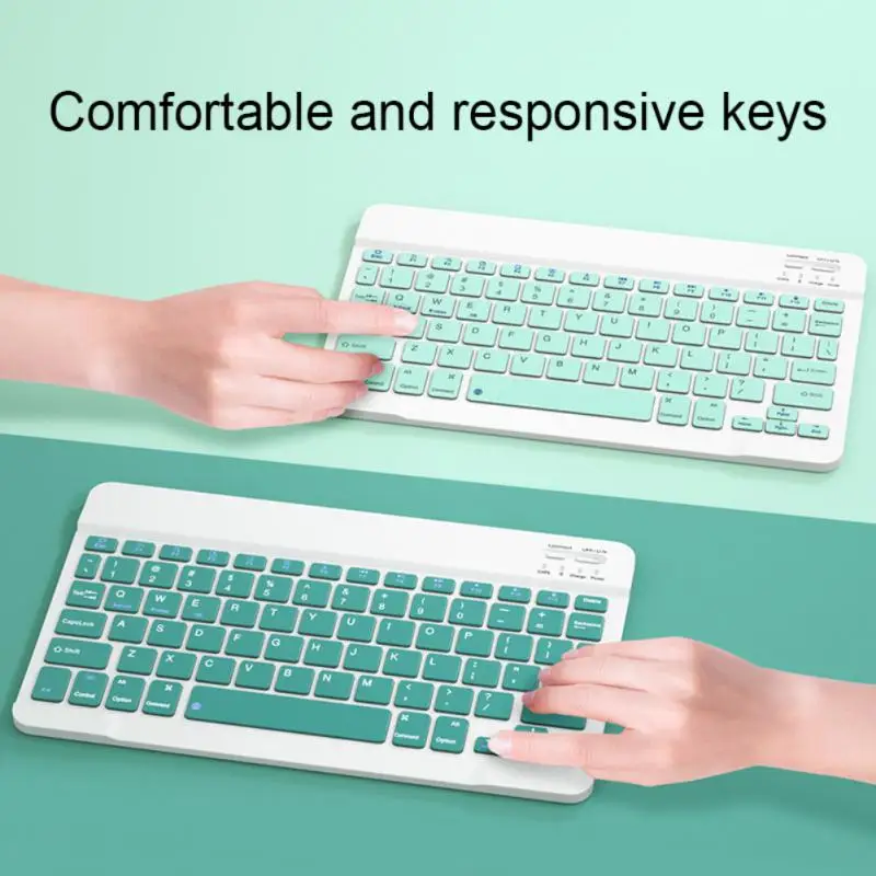 

Portable Wireless Keyboard Ultra-thin Keyboard And Mouse Set Lightweight Silent For Android Ios Windows Phone Tablet Profession