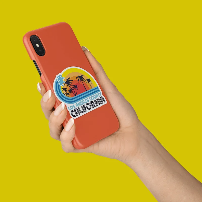 Наклейки Калифорния для ноутбука велосипеда гитары скейтборда 10/30/50 шт.