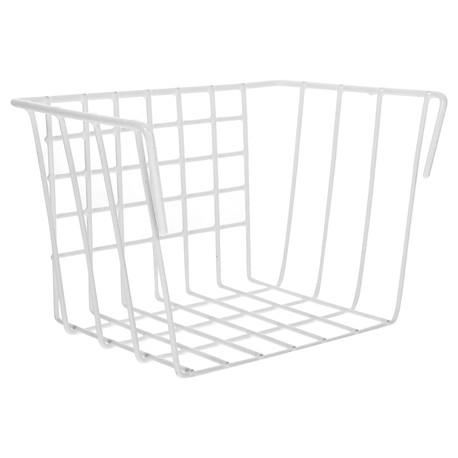 

Hanging Wall Basket Hollow-out Iron Basket Wall Basket Hanging Sundries Basket