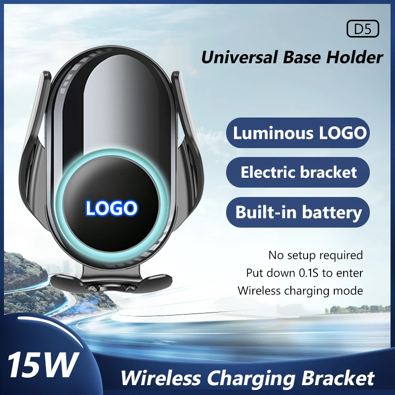 Автомобильный держатель для телефона 15 Вт подставка беспроводной зарядки