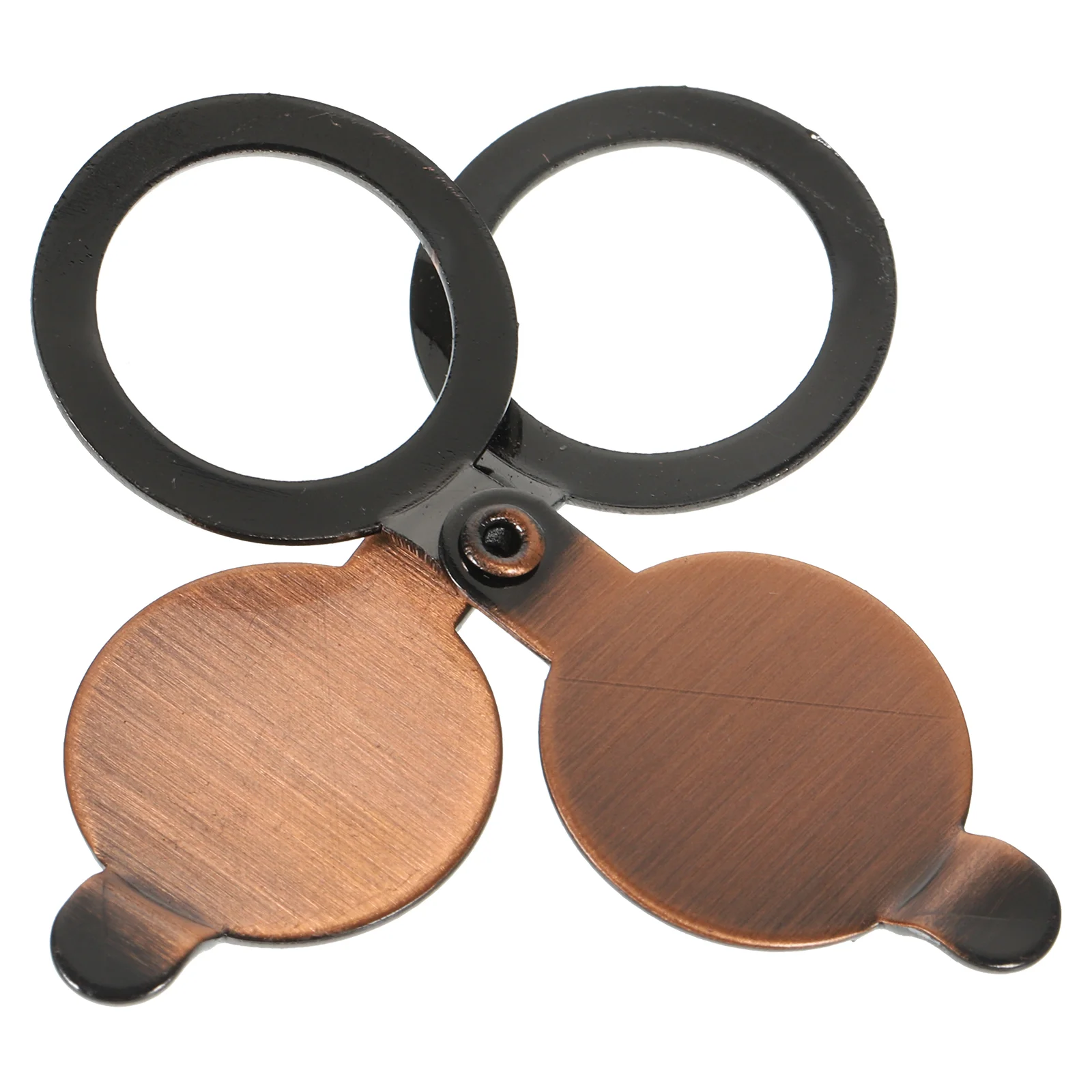 

2 Pcs Cat Eye Back Cover Piece Security for Apartment Peephole Door Only Mirror Rust Protection inside Copper Covers