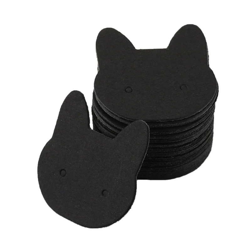 Карточки для сережек в форме кошачьей головы JAVRICK