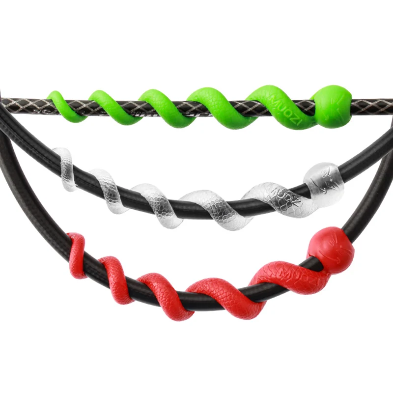 MUQZI 5PCS Bike Cable Protection Case Brake Shifter Cable Housing Silicone Sleeve Frame Paint Protection Cycling Accessories