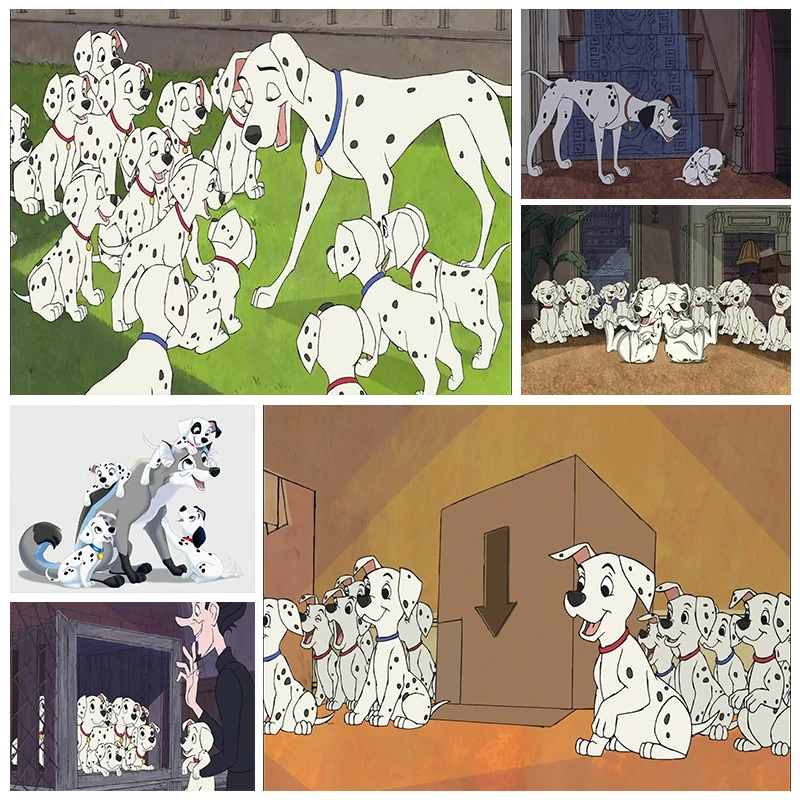 

Disney 5D Diy Diamond Painting Cartoon One Hundred And One Dalmatians Mosaic Home Decor Ab Diamond Painting Cross Stitch Jh224
