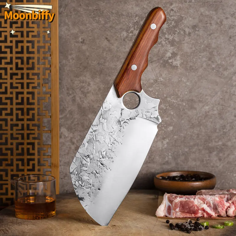 

Кованый нож для обвалочных работ, искусственный нож для мяса, рыбы, фруктов, овощей, мясника, резак, универсальный шеф-нож, мясницкий нож