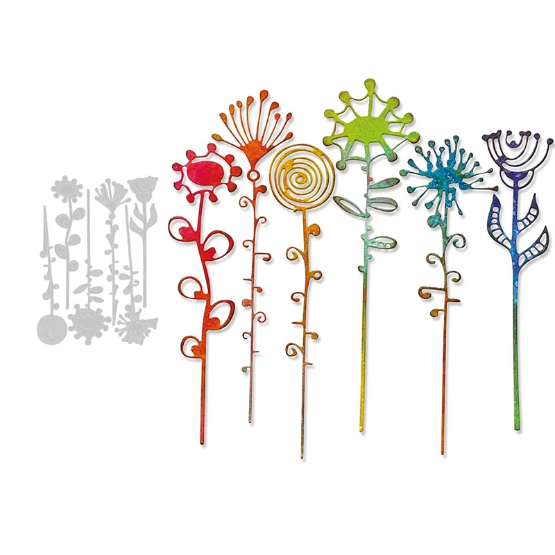 

Metal Cutting Die Suitable For Festival DIY Photo Album Scrapbook 3D Greeting Card Decoration Creative Candy Flower 2022 NEW