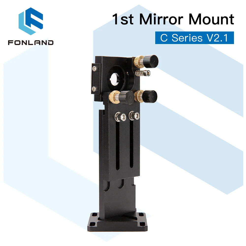FONLAND CO2 First Reflection Mirror Mount 25mm Mount Support Integrative Holder for Laser Engraving Cutting Machine