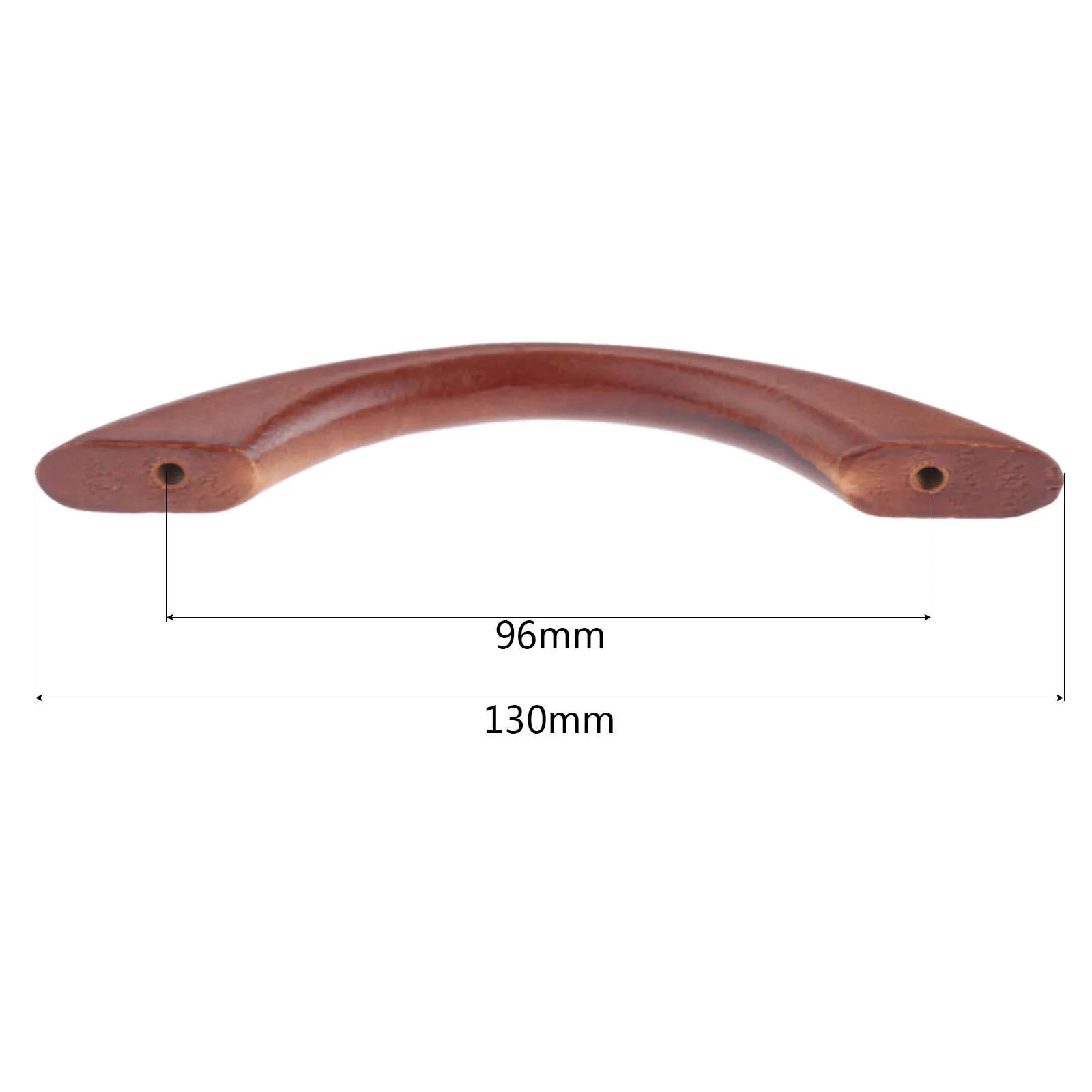 

Деревянная ручка для шкафа красного цвета