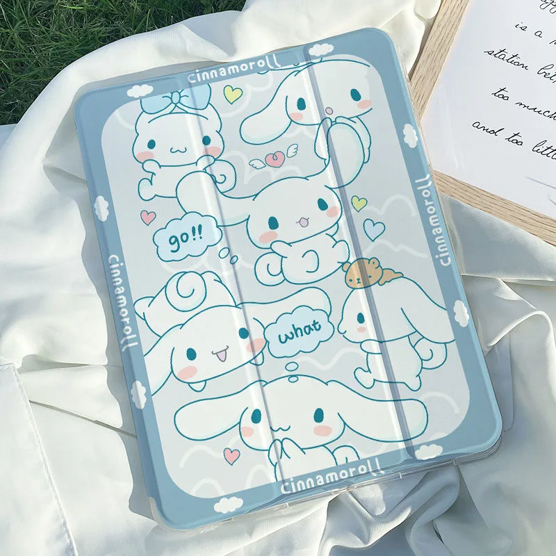 Sanrio, чехол Hello Kitty для iPad Air 2021, Чехол Air 4, силиконовый защитный чехол для iPad Pro Mini 6 10,2 дюйма, милый противоударный мягкий чехол