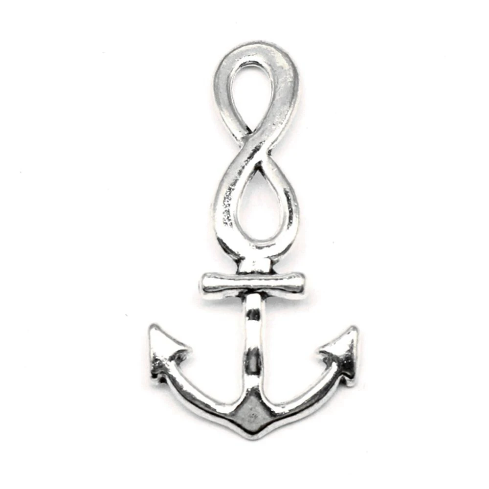 

5 pieces 21x40mm Anchor 8 charms Jewelry making best gift