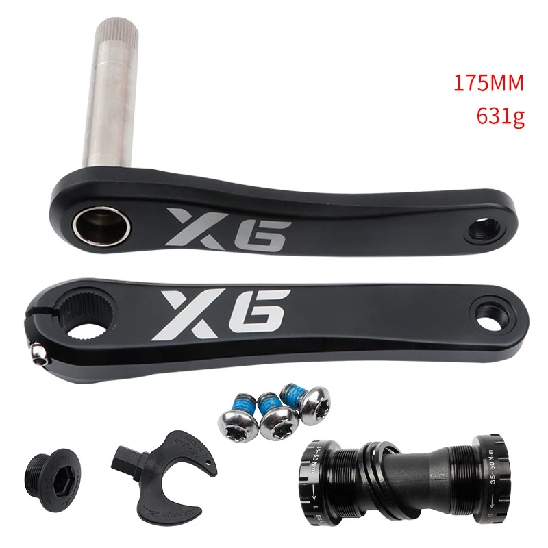 

IXF X6 Intergrated Hollow Mountain Bike 170/175mm Chainwheel with Bottom Bracket Aluminum Alloy CNC Bicycle Parts