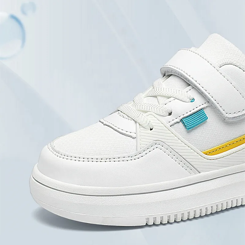 2022 Autumn New Mesh Casual Leather Boys Girls Shoes White Baby Toddler Sport Sneakers Tenis Kids Children Infant Breathable