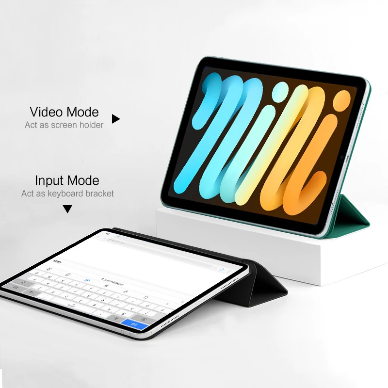 Чехол для iPad mini 7-го поколения 8 3 дюйма 2024 детский чехол планшета ультратонкий