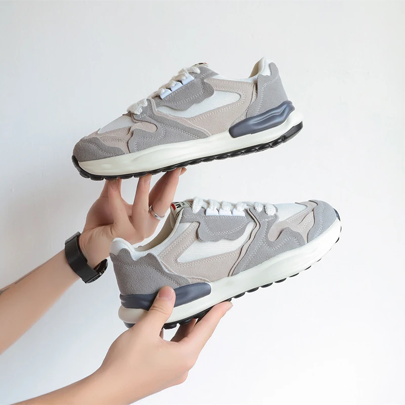 

Кроссовки женские универсальные на платформе, модная дышащая повседневная обувь для папы, Вулканизированная подошва, большие размеры