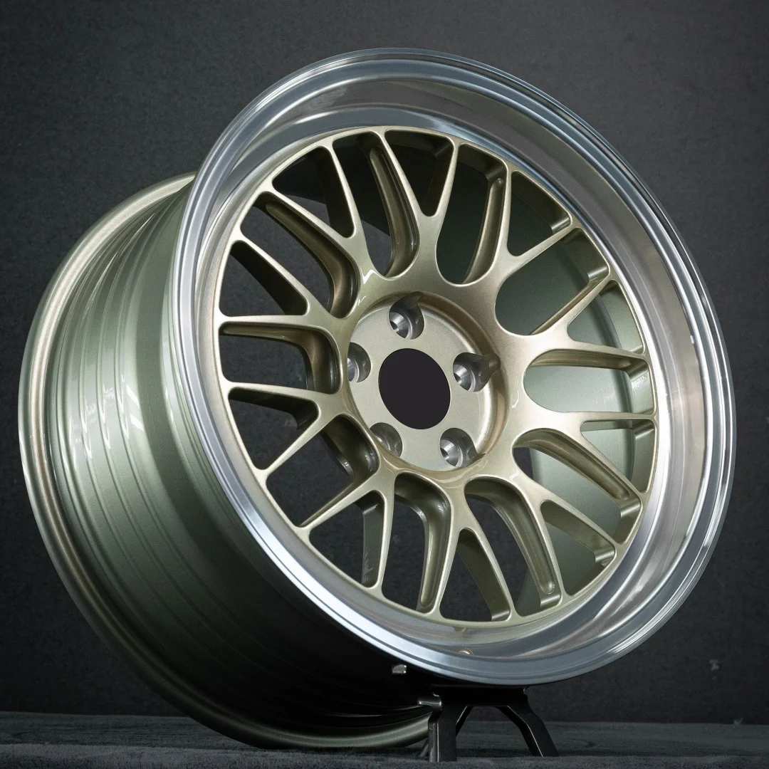 Фото Pengzhen Apex Ml-10rt Цельные кованые автомобильные колеса золотого цвета для BMW M3 M4 PORSCHE 996 997 №4