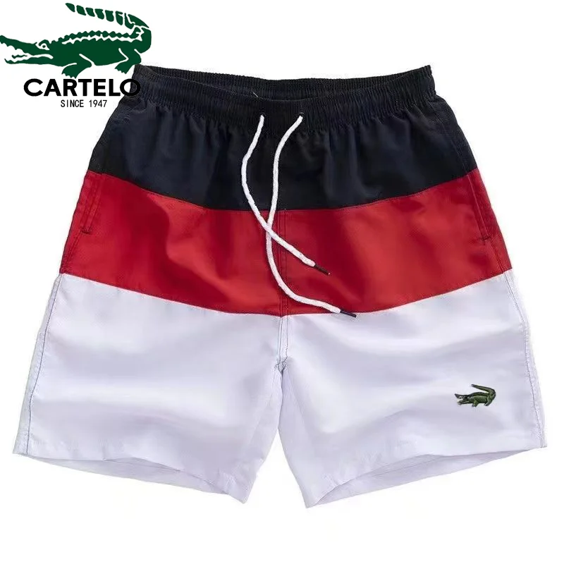 

Summer Men's Beach Shorts CARTELO Running Quick-Crying Pants Surfboard Fitness Breathable Shorts Sports Casual Large Shorts M-4X