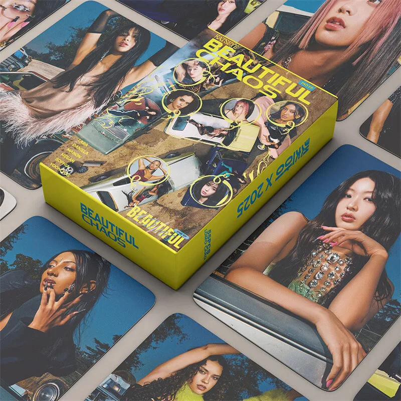 Фото 55 шт./компл. новый альбом ILLIT LOMO Card ILLIT BOMB Photo Card MOKA WONHEE YUNAH Открытка Коллекционная открытка для девочек Подарочная поздравительная открытка №1