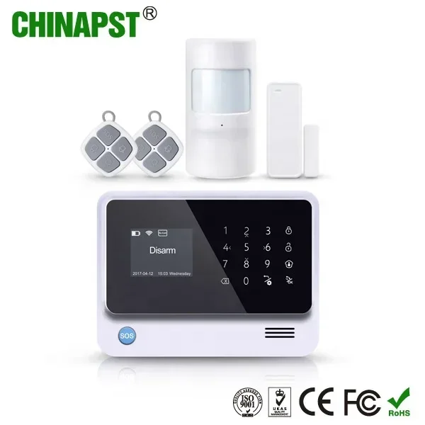 Лучшее приложение в Китае 2023 CID GSM GPRS беспроводная Wi-Fi сигнализация с IP-камерой