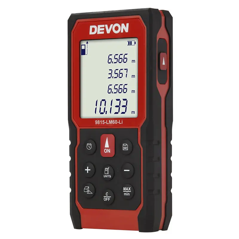 Лазерный дальномер DEVON 40/60/80 м с зарядкой от USB |