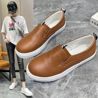 large size loafers womens new fashion flat shoes womens spring and summer single shoes casual light sports womens shoes 36 43