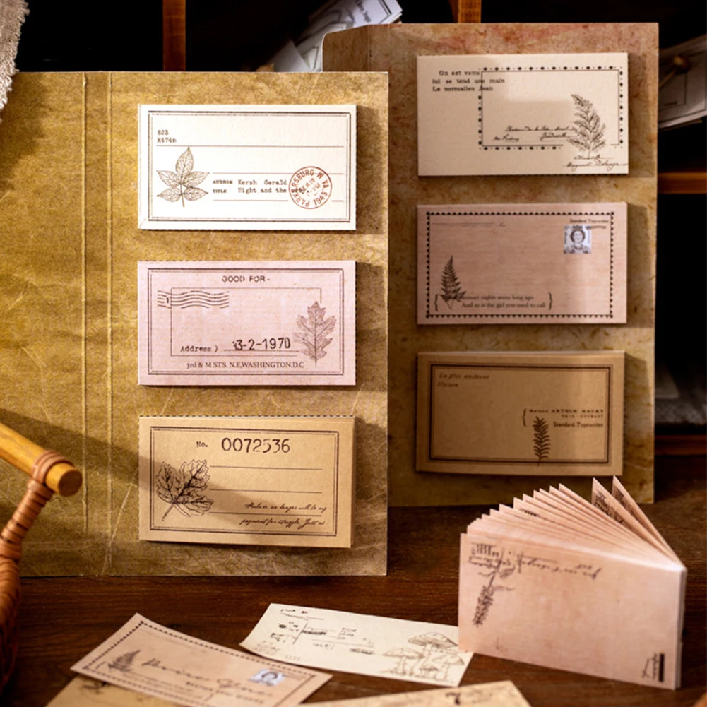 

60 шт./компл. растения, стикер для записей, подарок, письменные принадлежности, DIY, винтажная наклейка, дневник, планировщик, блокнот для замет...