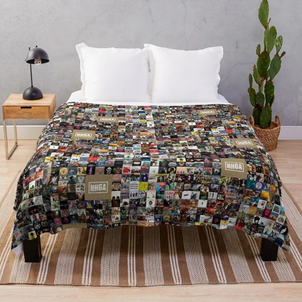 

Greatest Hip Hop Albums 1986 - 2018 Throw Blanket Sofa Throw Blanket