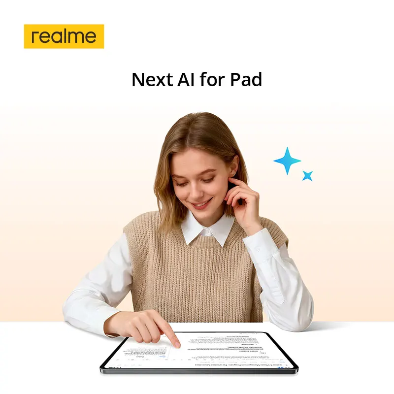 Новый планшет realme Pad 3 5G 256 ГБ, 11.61-дюймовый LCD-дисплей с частотой 120 Гц, процессор Dimensity 7300-Max, аккумулятор 12200 мАч, зарядка 45 Вт, 2.8K, Book-View (art.: 3920d9fd3f8e1) - 3920d9fd3f8e1