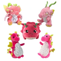25cm30cm kawaii dragon fruit macaroon plush toys plush stuffed dragon animal dolls pitaya toys plushies cute gift for girl child