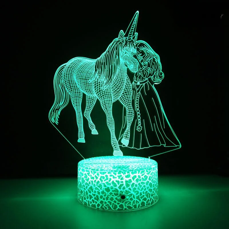 

Nighdn Unicorn Night Lanp for Kids Baby Night Light USB LED Table Lamp for Bedside Birthday Gift for Gilrs Child Nightlight