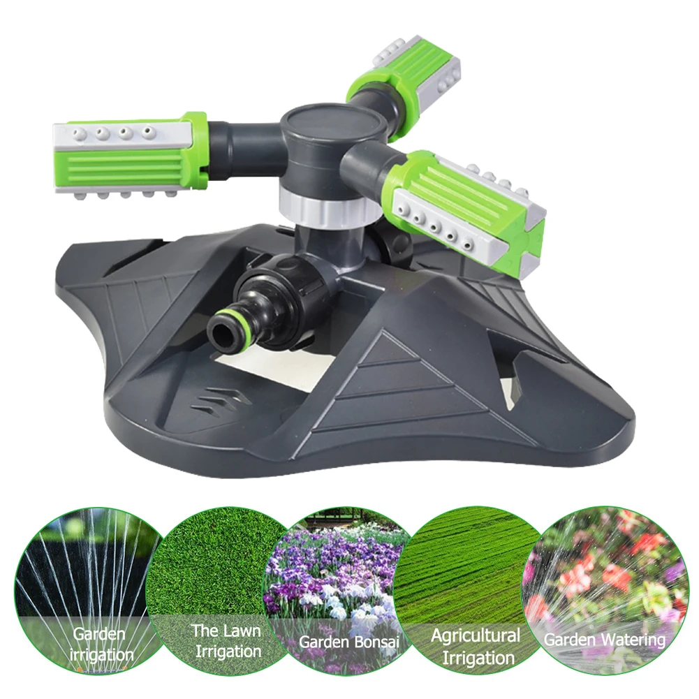 

360 Degree Automatic Multi-hole Rotating Agriculture Sprinkler Device Trigeminal Irrigation Nozzles Trigeminal Sprinkler