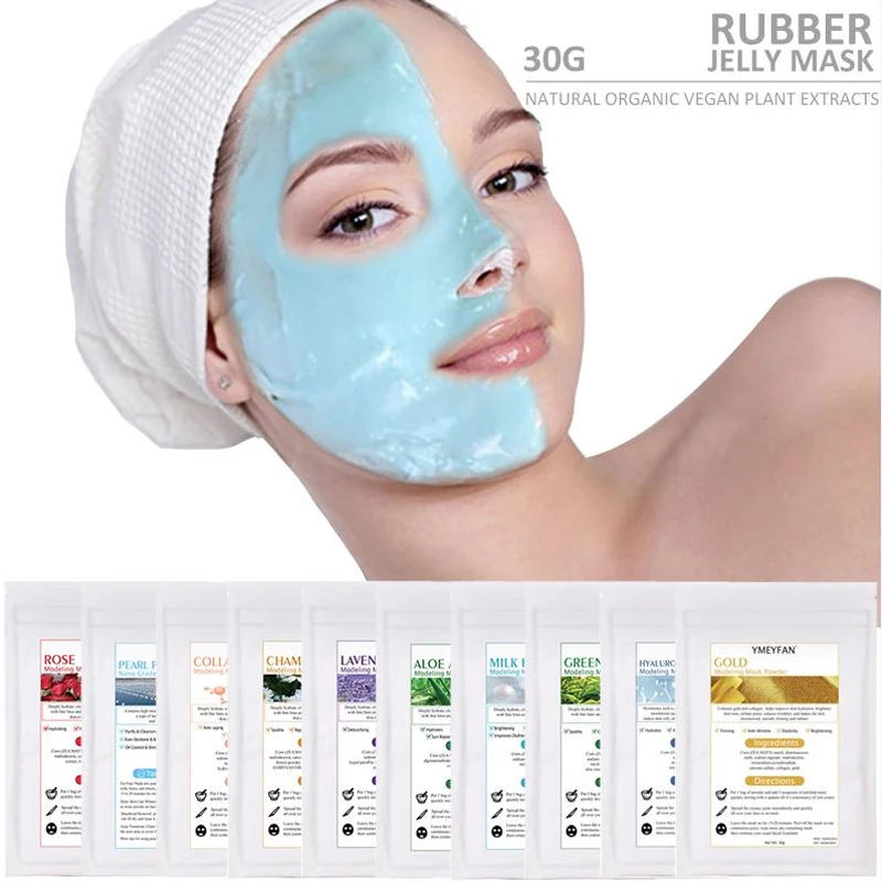 

30 г маска желе порошок для лица гидрожелейная маска для лица жемчужная Гиалуроновая кислота отшелушивающая маска для лица Уход за кожей кра...