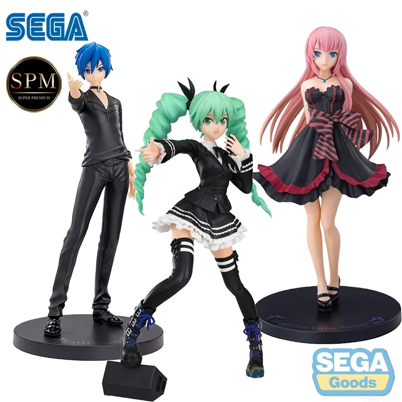 SEGA SPM Hatsune Miku Project DIVA Arcade Future Tone DARK ANGEL KAITO-GUILTY Megurine Luka-AMOUR Аниме Фигурка Игрушка