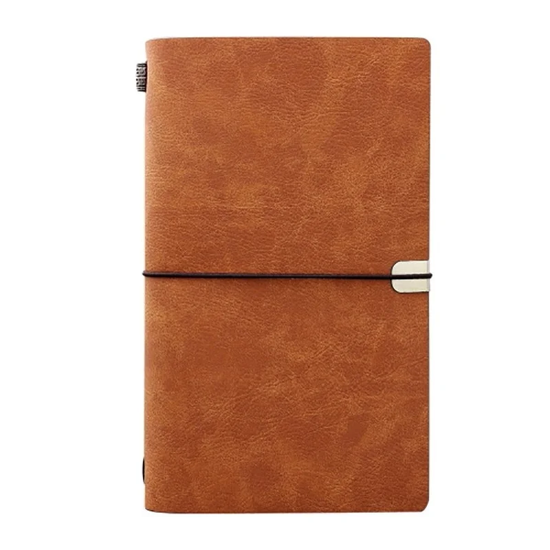

Retro-Handbook Creative Strap Imitation Leather Portable-Notepad A6 Notebook-Manuscript