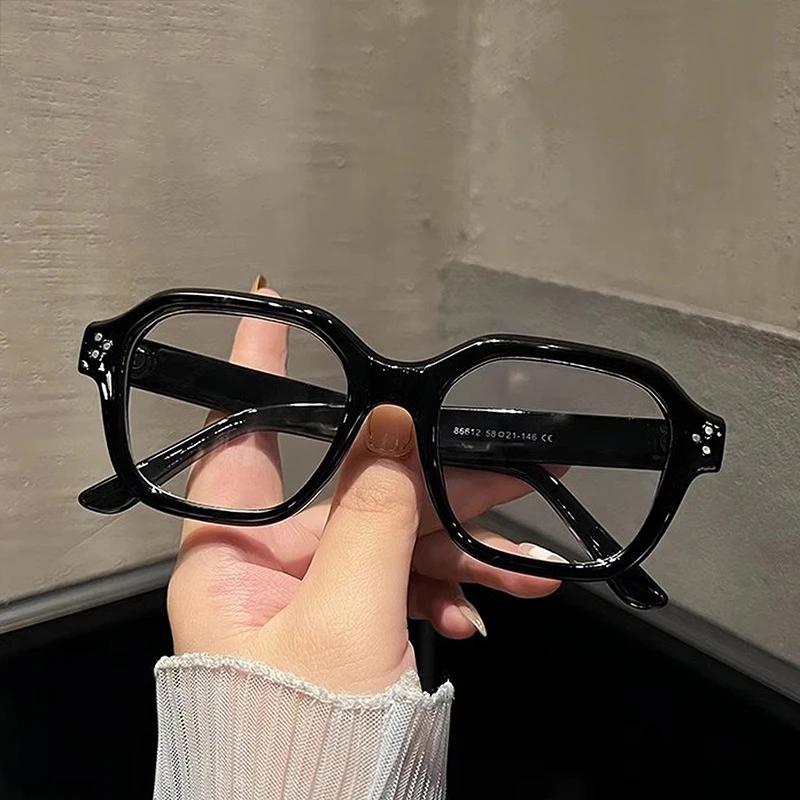 Классическая Прозрачная Многосторонняя Оправа Для Очков Унисекс Ретро