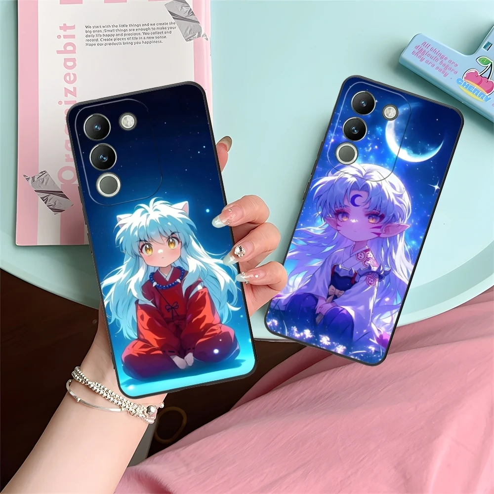 Inuyasha Sesshoumaru Mobile Cell Phone Case for VIVO Y95 Y93 Y31 Y20 V19 V17 V15 Pro X60 NEX Black Soft Cover Shell