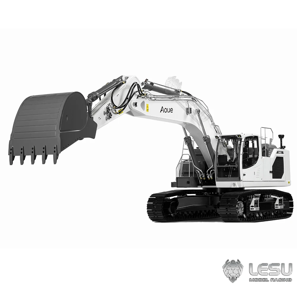 

LESU 1/14 Metal Hydraulic RC Digger Aoue-LR945 Remote Control Excavator Model Toucan Assembled Outdoor Toys for Boys TH22636