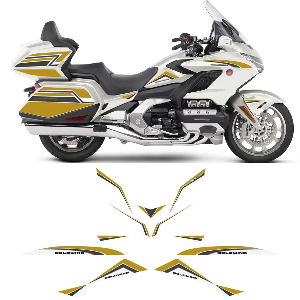 Для HONDA Goldwing GL1800 Tank Pad Tour наклейки комплект наклеек чехлы протектор багажника