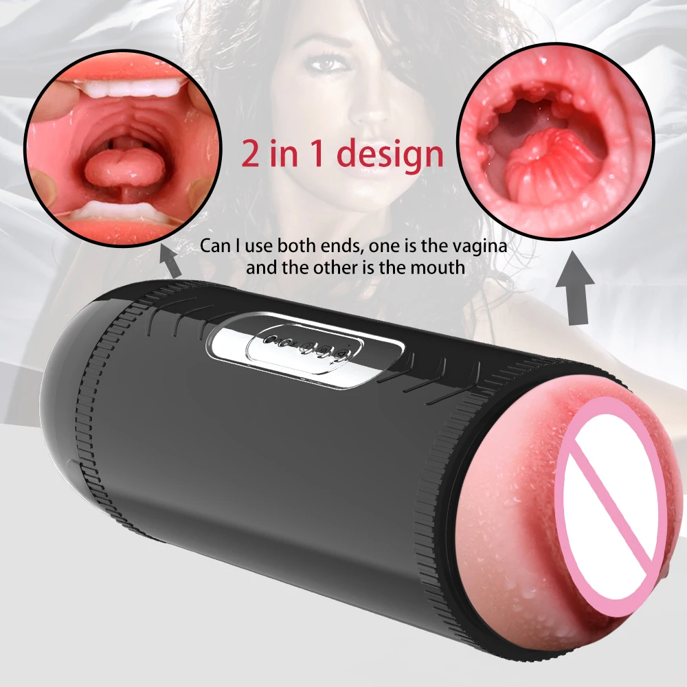 Мужской мастурбатор с автоматическим сосанием Реалистичная минет-машина