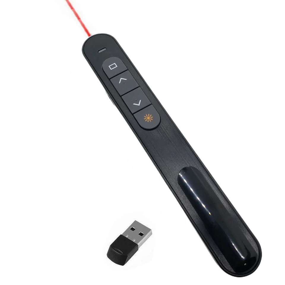 

Wireless Presenter Red Laser page turning pen Volume Control PPT Presentation USB 2.4GHz PowerPoint Pointer Remote Control Mouse