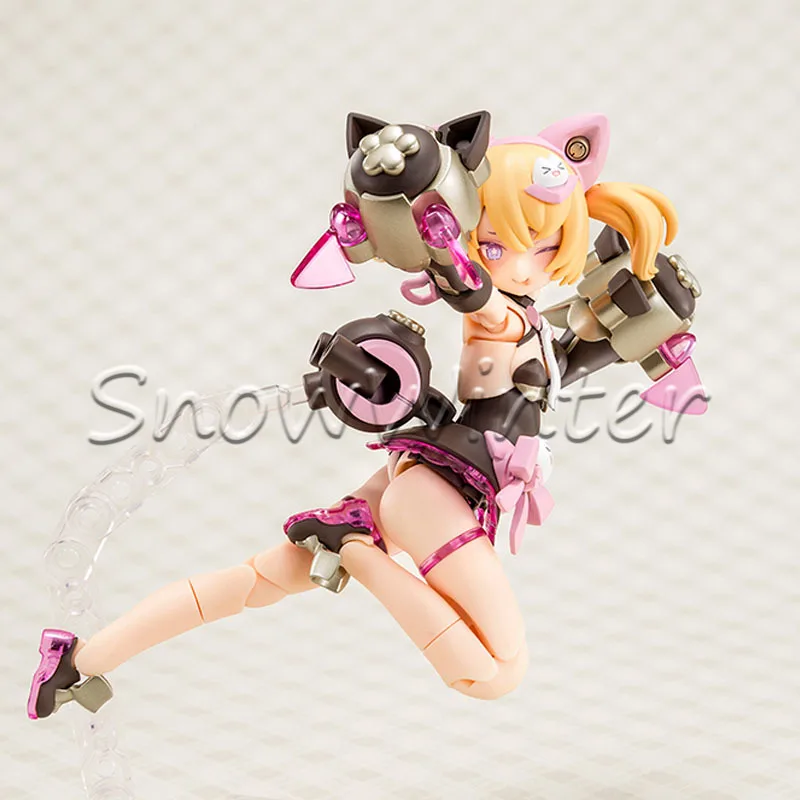 Фото В наличии: Оригинальная фигурка KOTOBUKIYA Megami Device 26.1 Puni Mofu Kuro Mao в пенопластовой упаковке, подарок для коллекционеров. №4