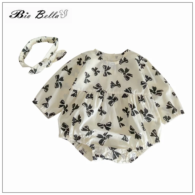 

Боди для маленьких девочек, весенне-летнее повседневное боди с бантом и мультипликационным принтом принцессы, Пляжная Рождественская одеж...