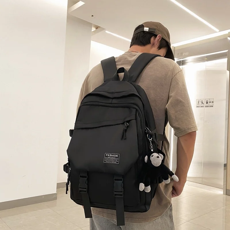 

Men Backpacks Nylon Male Travel Backpack Middle Schoolbag for Teenager 2023 Large Man Rucksack Laptop Book Bag Mochilas